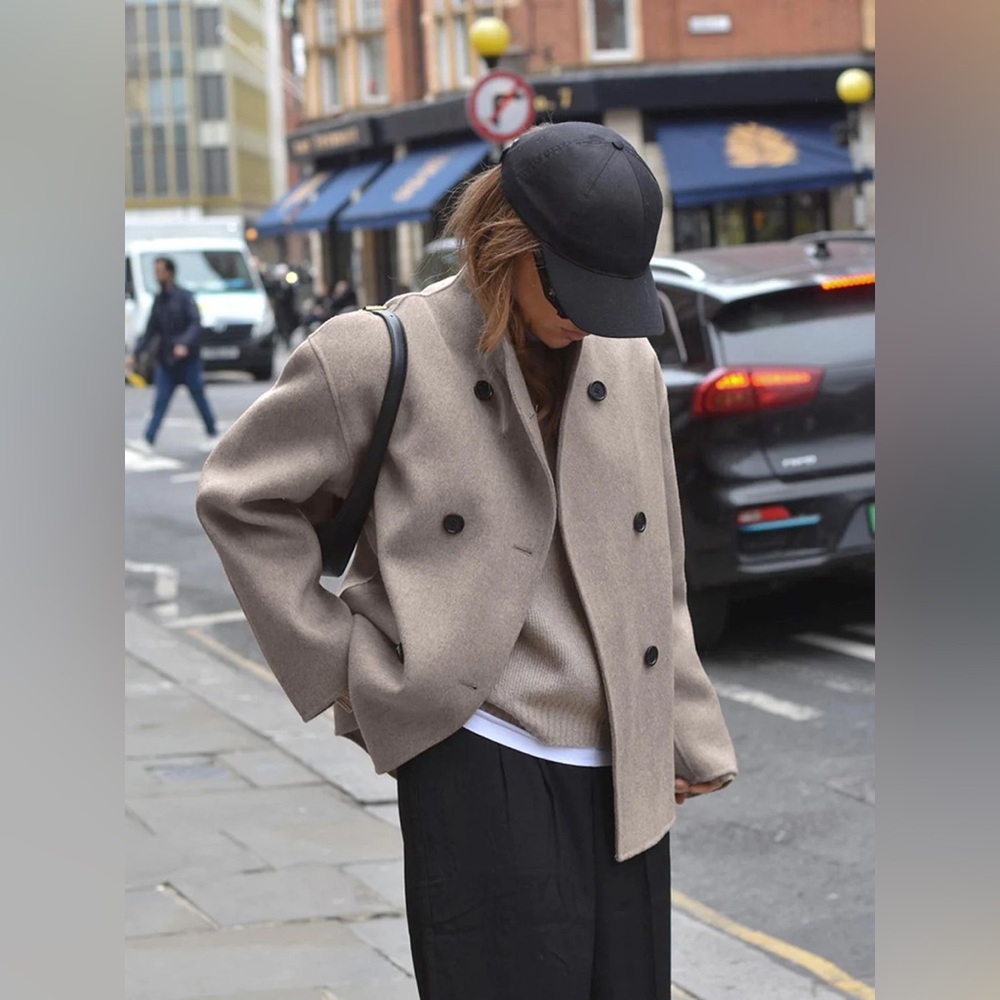 Oversized Button-Down Jacket // Small